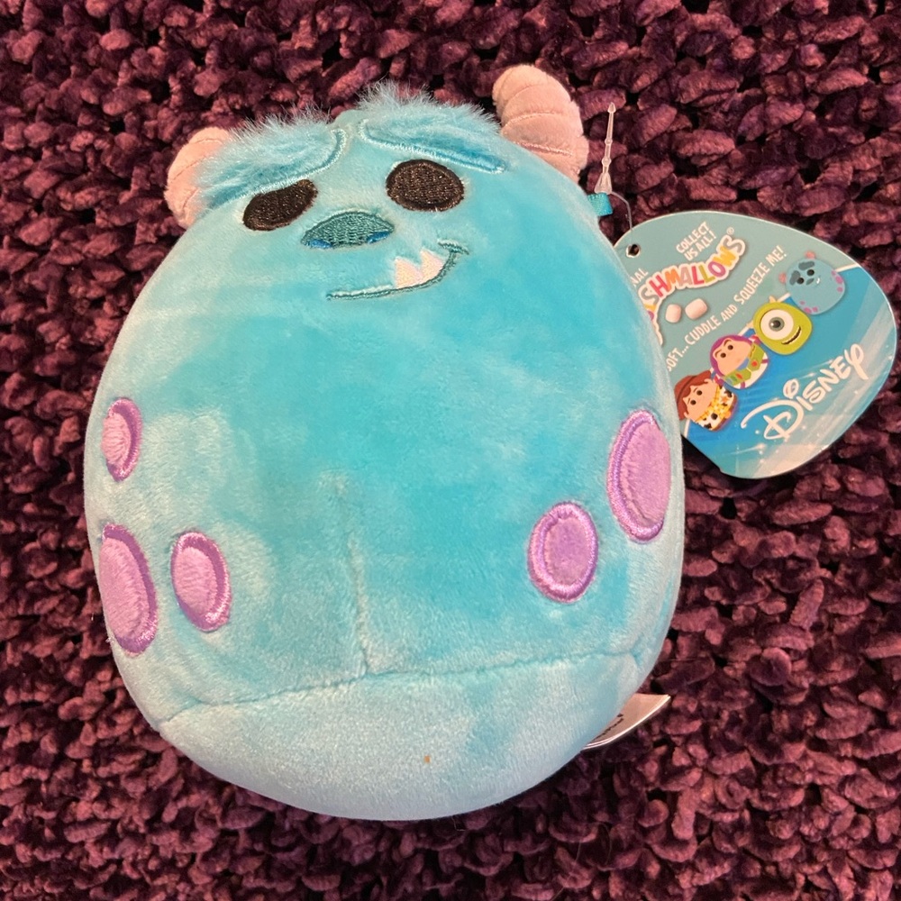 7" Sulley Monsters Inc. Disney Squishmallow NWT